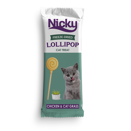 Nicky Cat Grass Lollipop